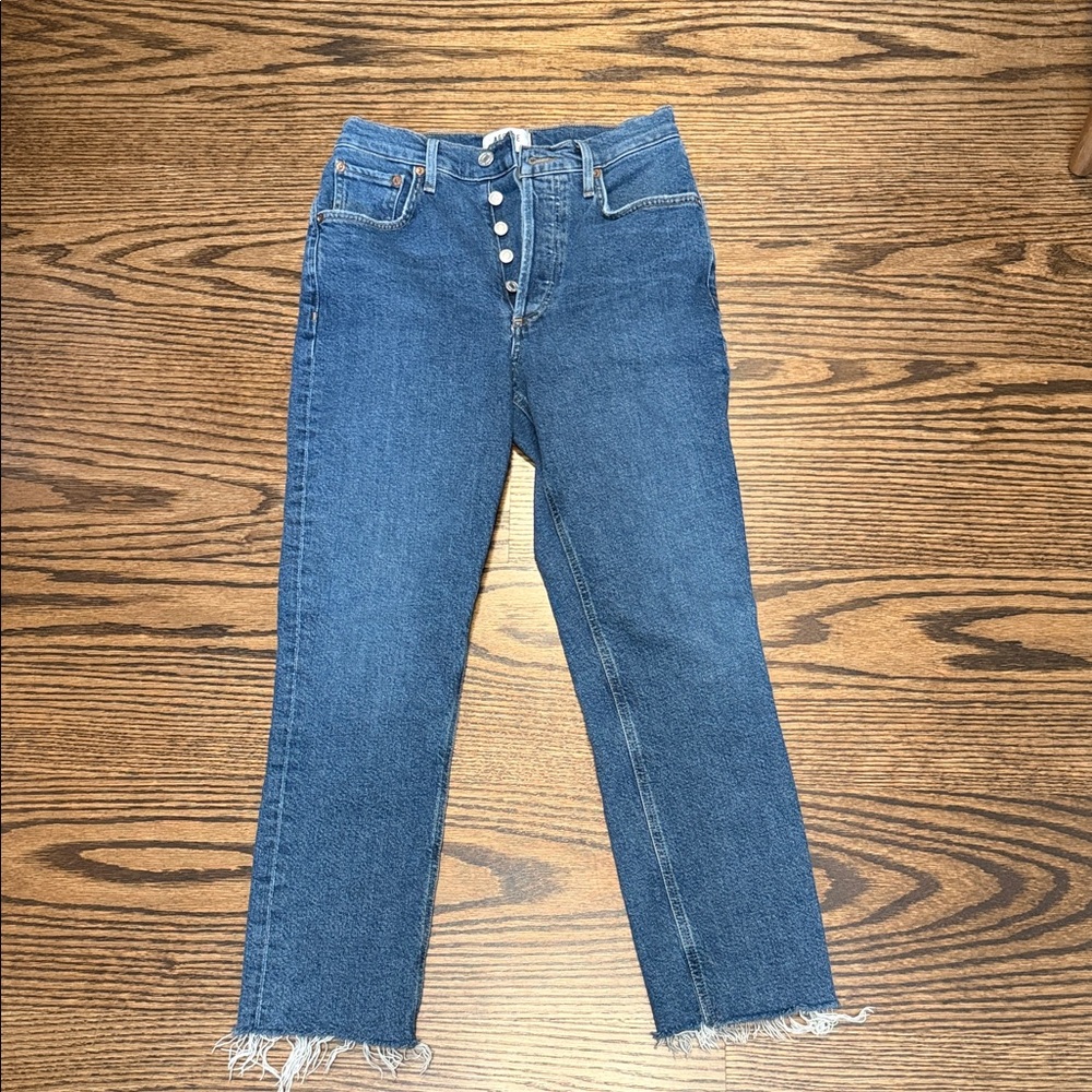 Agolde Blue Ankle Jeans